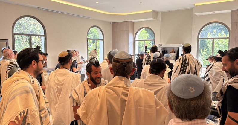 Repas de Chabbat de la communauté